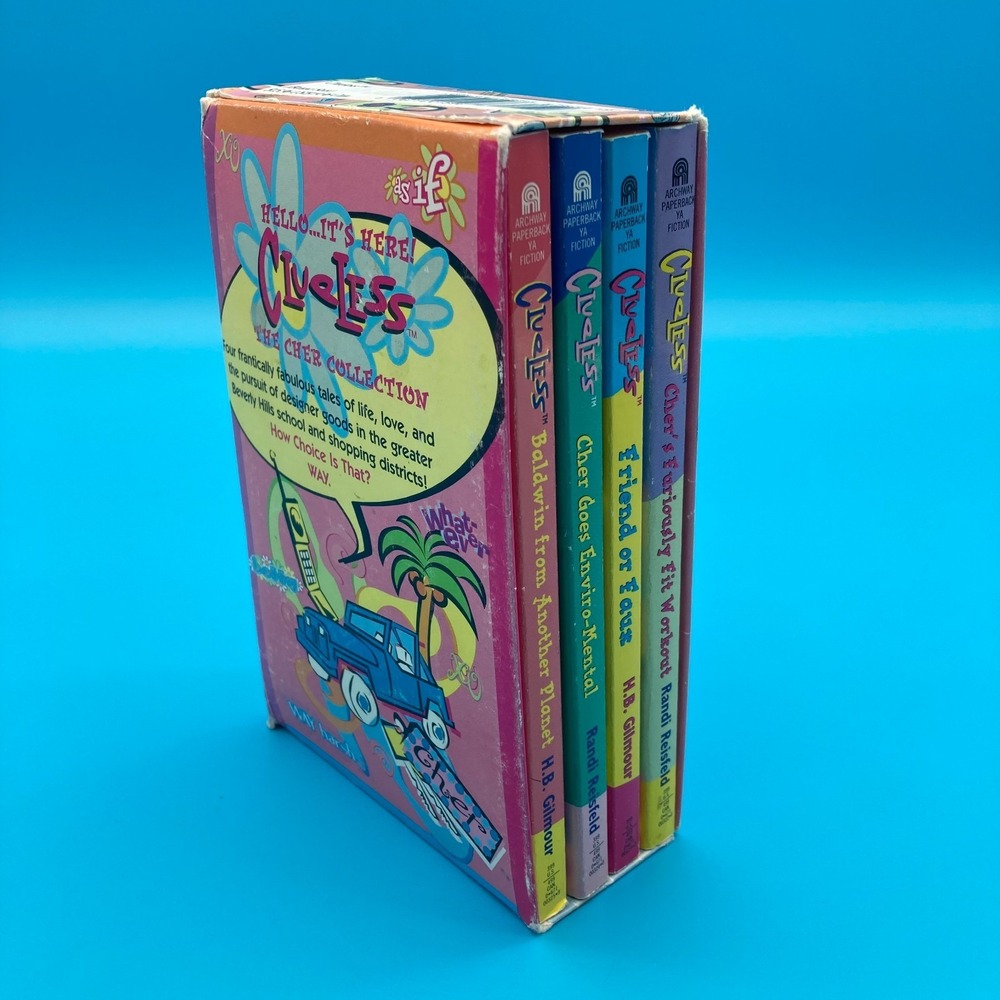 1990s Clueless The Cher Collection 4 Piece Softcover Book Box Set YA Fiction
